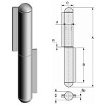 Cerniere perno fisso
