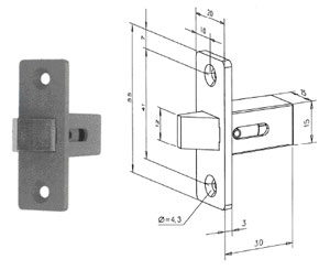 Apriporta elettrici -  scrocchi e serrature da abbinare