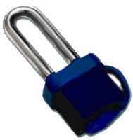 Lucchetti resistenti all'acqua e alla polvere