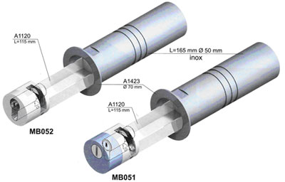 protezione cilindri - porta chiavi da incasso
