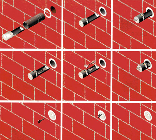 tubolari porta chiavi da murare