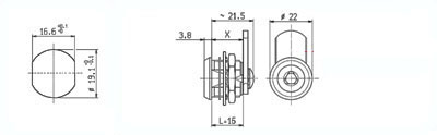 Cilindri universali per caselle e cassette GIUSSANI serie ne
