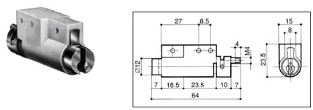 Serrature per cassettiere e armadi PREFER