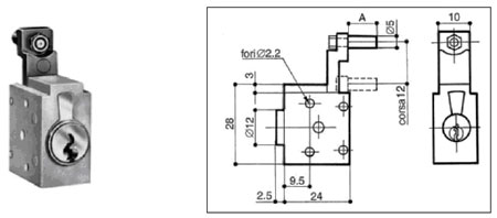 Serrature per cassettiere e armadi PREFER