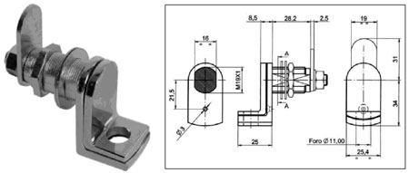 Serrature per cassettiere e armadi PREFER