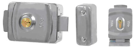 Serrature elettriche da applicare con catenaccio rotante e mano reversibile