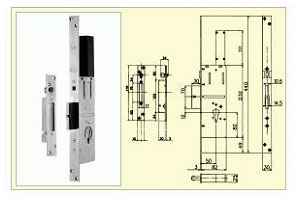 Elettropistoni antipanico CORNI serie 55011
