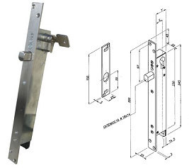 Elettropistoni antipanico CORNI Serie verticale